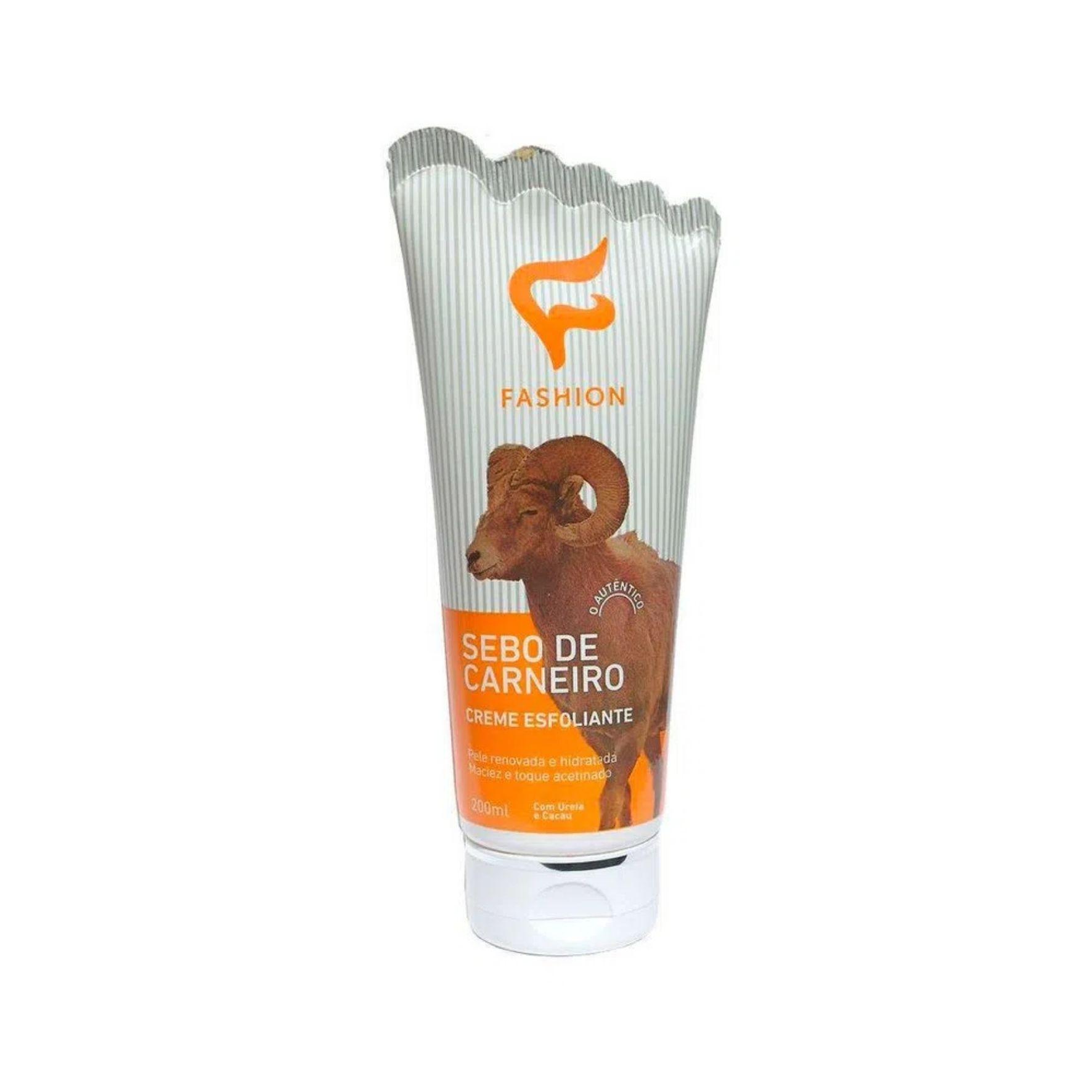 Sebo de carneiro esfoliante